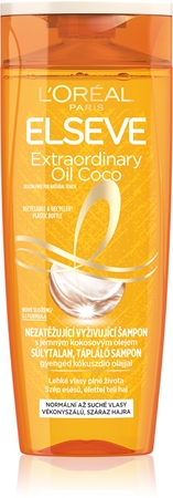 L’Oréal Paris Elseve Extraordinary Oil Coconut θρεπτικό σαμπουάν για κανονικά έως ξηρά μαλλιά