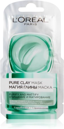 L’Oréal Paris Pure Clay очищуюча матуюча маска