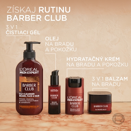 L’Oréal Paris Men Expert Barber Club olej na bradu a pleť