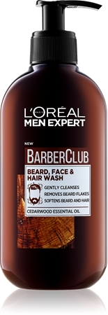 L’Oréal Paris Men Expert Barber Club gel detergente per barba, viso e capelli