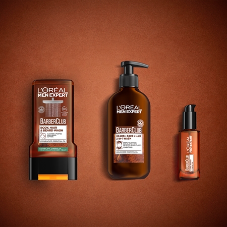 L’Oréal Paris Men Expert Barber Club gel detergente per barba, viso e capelli