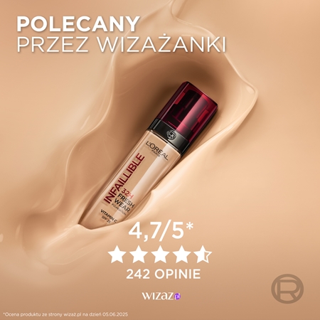 L’Oréal Paris Infaillible 32H Fresh Wear długotrwały podkład w płynie