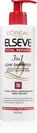 L’Oréal Paris Elvive Total Repair 5 olio balsamo detergente per capelli rovinati e secchi