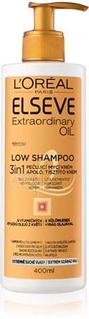 L’Oréal Paris Elseve Extraordinary Oil Low Shampoo измиващ крем-грижа за много суха коса