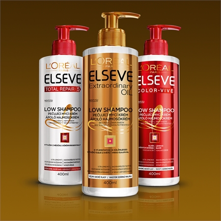 L’Oréal Paris Elseve Extraordinary Oil Low Shampoo измиващ крем-грижа за много суха коса