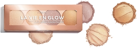 L’Oréal Paris Wake Up & Glow La Vie En Glow Palette mit aufhellendem Puder