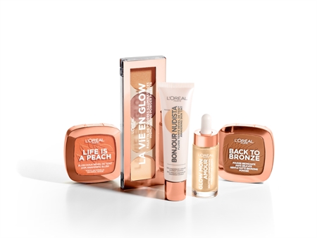 L’Oréal Paris Wake Up & Glow La Vie En Glow Palette mit aufhellendem Puder