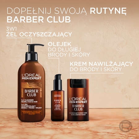 L’Oréal Paris Men Expert Barber Club żel do mycia brody, twarzy i włosów