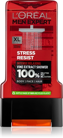 L’Oréal Paris Men Expert Stress Resist αντι-στρες τζελ για ντους  3 σε 1