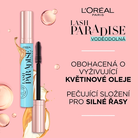 L’Oréal Paris Lash Paradise voděodolná prodlužující řasenka pro extra objem