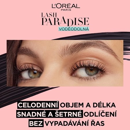 L’Oréal Paris Lash Paradise voděodolná prodlužující řasenka pro extra objem