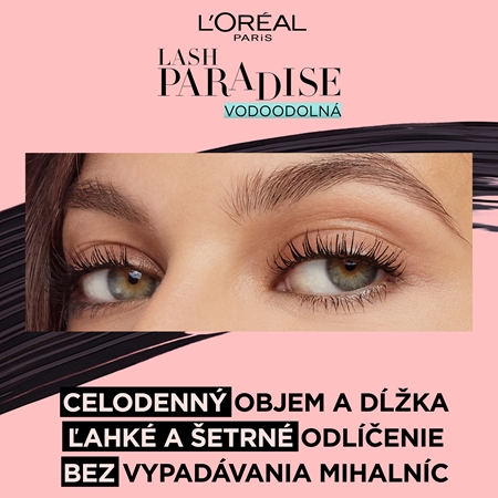 L’Oréal Paris Lash Paradise vodeodolná predlžujúca riasenka pre extra objem