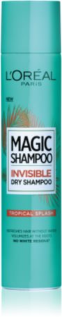 L’Oréal Paris Magic Shampoo Tropical Splash suchy szampon zwiększający objętość włosów, który nie pozostawia białych śladów