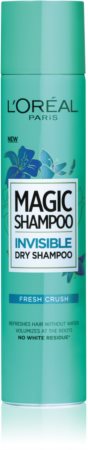L’Oréal Paris Magic Shampoo Fresh Crush Trockenshampoo für mehr Haarvolumen, hinterlässt keine weißen Stellen