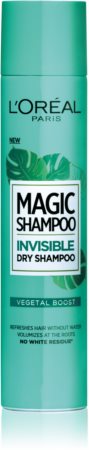 L’Oréal Paris Magic Shampoo Vegetal Boost suhi šampon za volumen las, ki ne pušča belih sledi