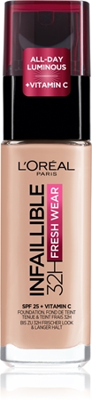 L’Oréal Paris Infaillible 32H Fresh Wear Kauapüsiv vedel jumestuskreem