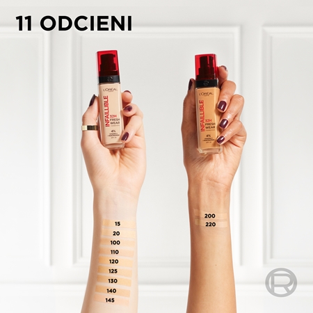 L’Oréal Paris Infaillible 32H Fresh Wear długotrwały podkład w płynie