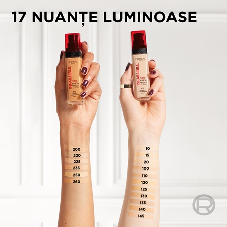L’Oréal Paris Infaillible 32H Fresh Wear fard lichid de lunga durata
