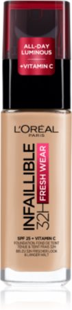L’Oréal Paris Infaillible 32H Fresh Wear hosszan tartó folyékony make-up