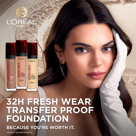 L’Oréal Paris Infaillible 32H Fresh Wear tartós folyékony alapozó