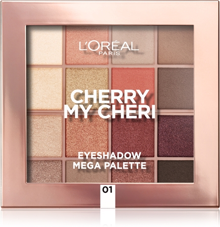 L’Oréal Paris Eyeshadow Mega Palette Cherry My Cheri paleta de sombras