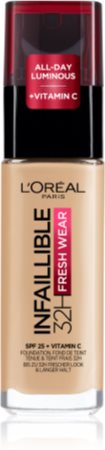 L’Oréal Paris Infaillible 32H Fresh Wear дълготраен течен фон дьо тен