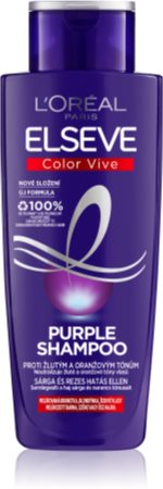 L’Oréal Paris Elseve Color-Vive Purple σαμπουάν που εξουδετερώνει τους κίτρινους τόνους