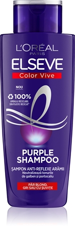 L’Oréal Paris Elseve Color-Vive Purple șampon pentru neutralizarea tonurilor de galben