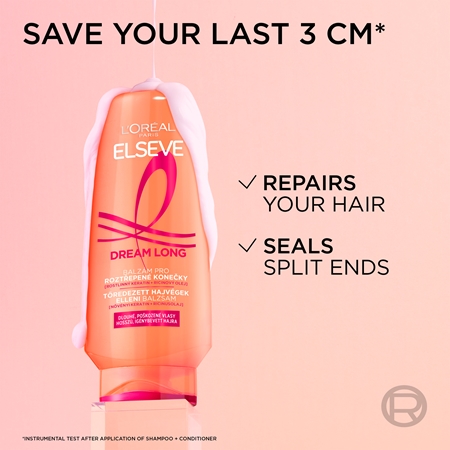 L’Oréal Paris Elseve Dream Long βάλσαμο μαλλιών για εύκολο χτένισμα μαλλιών