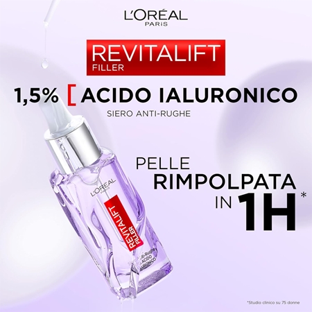 L’Oréal Paris Revitalift Filler siero antirughe con acido ialuronico