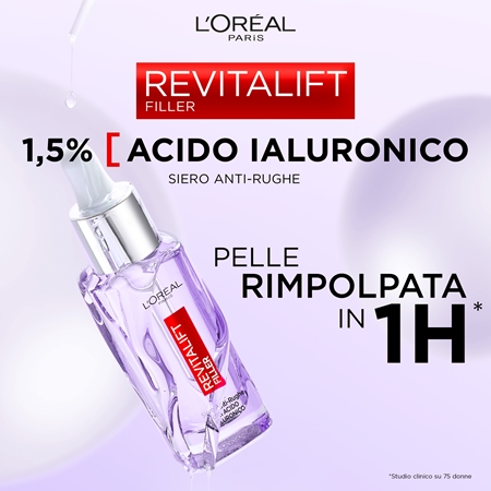 L’Oréal Paris Revitalift Filler siero antirughe con acido ialuronico