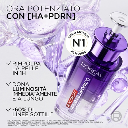 L’Oréal Paris Revitalift Filler siero antirughe con acido ialuronico