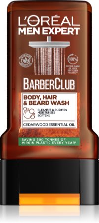 L’Oréal Paris Men Expert Barber Club żel pod prysznic dla mężczyzn do włosów, zarostu i ciała