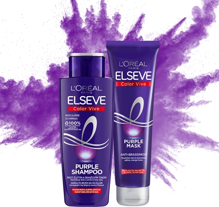 L’Oréal Paris Elvive Color-Vive Purple maschera nutriente per capelli biondi e con mèches