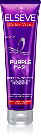 L’Oréal Paris Elseve Color-Vive Purple maitinamoji kaukė šviesiems ir šviesintiems plaukams
