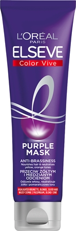 L’Oréal Paris Elseve Color-Vive Purple Nærende maske Til blond og highlightet hår