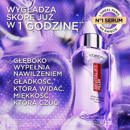 L’Oréal Paris Revitalift Filler serum przeciwzmarszczkowe z kwasem hialuronowym