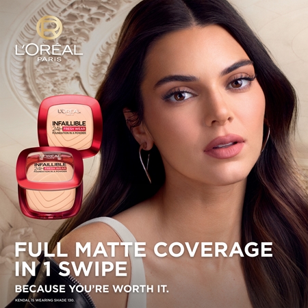 L’Oréal Paris Infaillible Fresh Wear 24h pudra machiaj