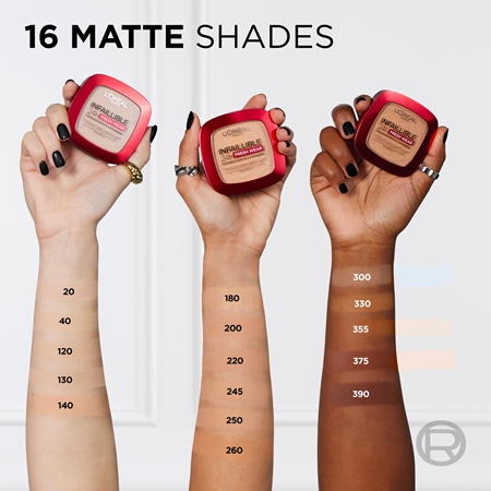 L’Oréal Paris Infaillible Fresh Wear 24h pudra machiaj