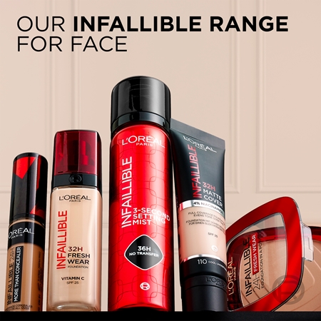 L’Oréal Paris Infaillible Fresh Wear 24h pudra machiaj