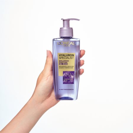 L’Oréal Paris Hyaluron Specialist gel limpiador con ácido hialurónico
