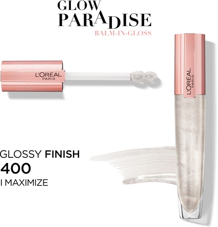 L’Oréal Paris Glow Paradise Balm in Gloss Lip Gloss with hyaluronic acid