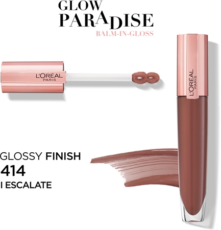 L’Oréal Paris Glow Paradise Balm in Gloss λιπ γκλος με υαλουρονικό οξύ