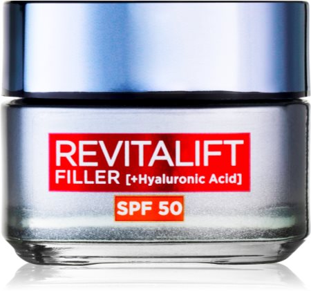 L’Oréal Paris Revitalift Filler Pretnovecošanās dienas krēms SPF 50