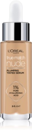 L’Oréal Paris True Match Nude Plumping Tinted Serum sérum para unificar a cor do tom de pele