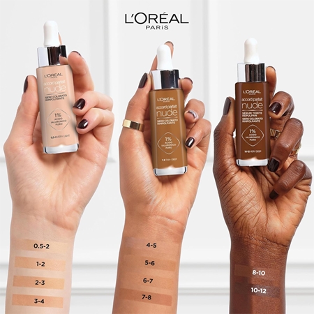 L’Oréal Paris Accord Parfait Nude Plumping Tinted Serum siero per unificare il tono della pelle