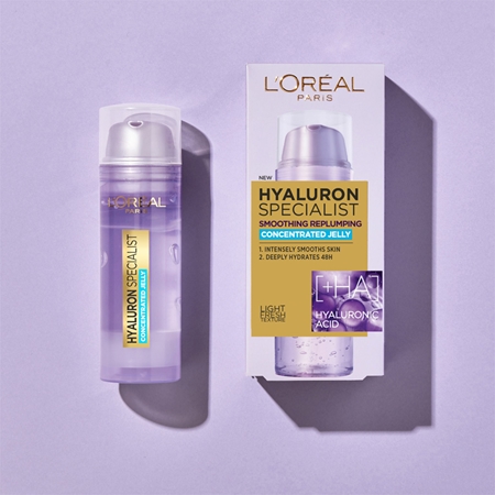 L’Oréal Paris Hyaluron Specialist Jelly intenzivně vyživující a hydratační denní krém s kyselinou hyaluronovou