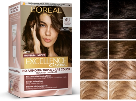 L’Oréal Paris Eccellenza Universal Nudes tinta permanente per capelli