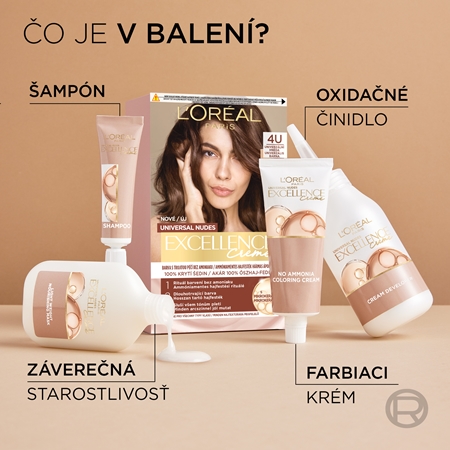 L’Oréal Paris Excellence Universal Nudes permanentná farba na vlasy
