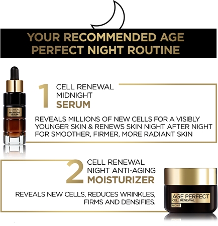 L’Oréal Paris Age Perfect Cell Renew Midnight siero rigenerante viso